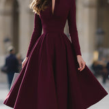 Jennifer | Vestido Midi con Escote en V