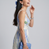 Donnabelle™ | Vestido Midi Sin Mangas con Cuello Cuadrado y Estampado Floral
