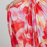 Donnabelle™ | Vestido Midi de Cuerpo Plisado de Un Hombro
