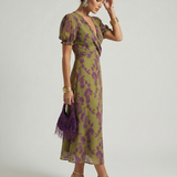 Donnabelle™ | Vestido Midi Floral Relajado
