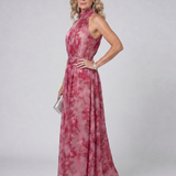Donnabelle™ | Vestido Midi de Cuello Halter Suave