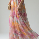 Donnabelle™ | Vestido Maxi de Manga Corta