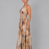 Donnabelle™ | Vestido Maxi de Encaje con Cuello Halter
