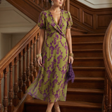 Donnabelle™ | Vestido Midi Floral Relajado