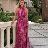 Donnabelle™ | Vestido Midi de Cuello Halter Suave