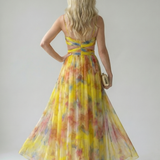 Donnabelle™ | Vestido Maxi de Manga Corta