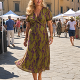Donnabelle™ | Vestido Midi Floral Relajado