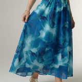 Donnabelle™ | Vestido Midi con Cuello Halter Fruncido