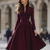 Jennifer | Vestido Midi con Escote en V