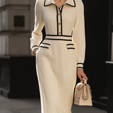 Magidan | Vestido Midi Con Detalle de Botones
