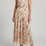 Doña Carmen™ | Vestido Midi Floral con Cuello Halter