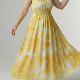 Doña Carmen™ | Vestido Midi con Escote Halter