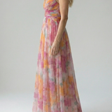 Doña Carmen™ | Vestido Maxi de Manga Corta