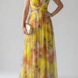 Doña Carmen™ | Vestido Maxi de Manga Corta