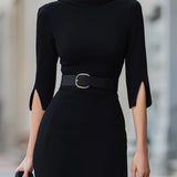 Kennedy | Vestido Midi Negro