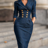 Brookelyn | Vestido Midi de Mezclilla